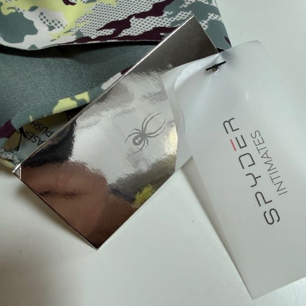 Spyder Push Up Bra Camo Womens 36C Camouflage Pattern New! - Picture 4 of 5